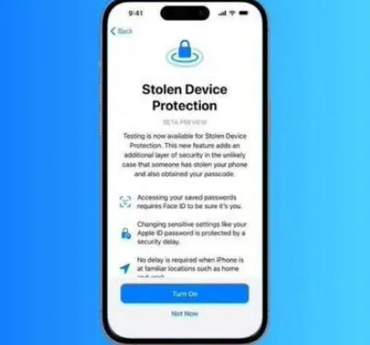 霍山苹果授权维修店分享被盗设备保护功能开启方法 