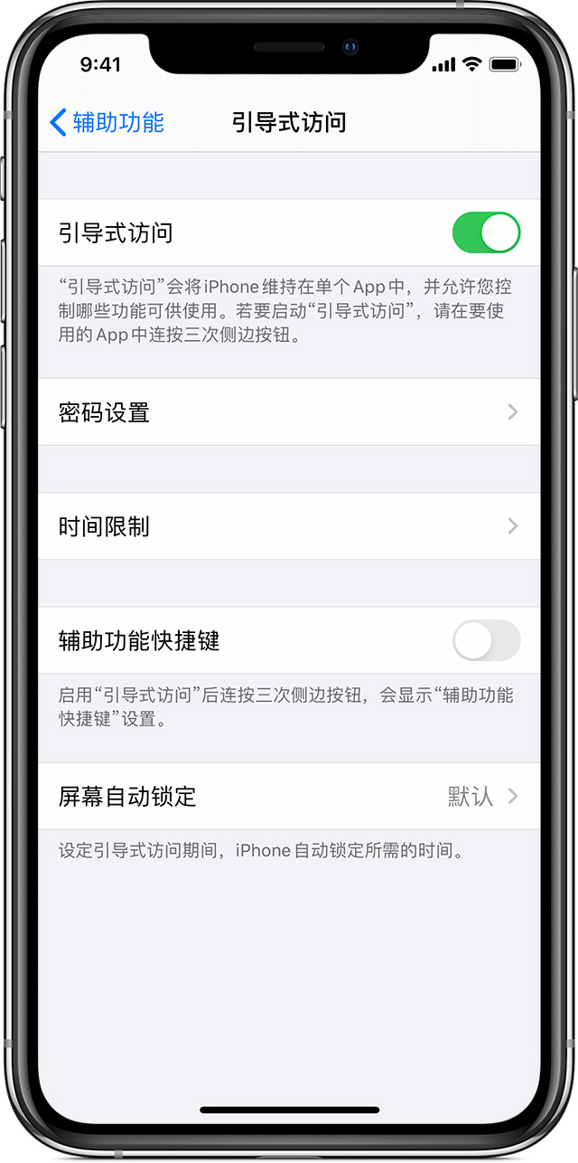 霍山苹果手机维修分享如何在 iPhone 上退出引导式访问 