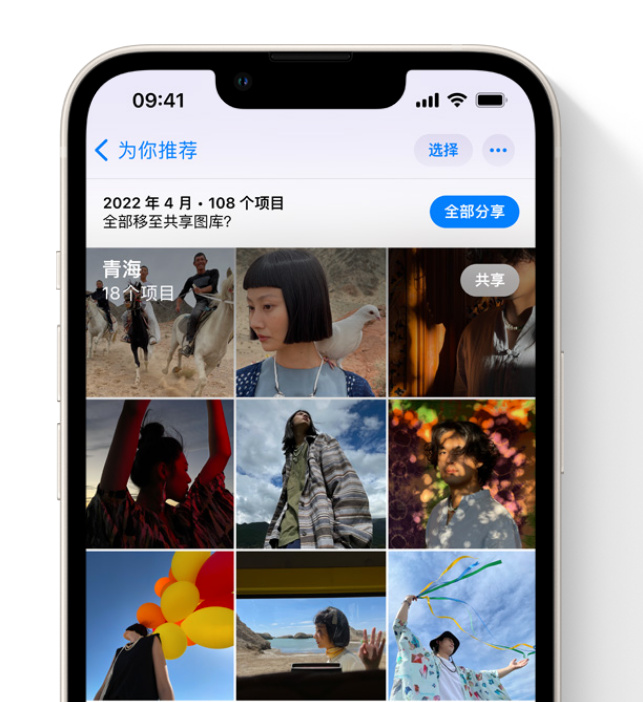 霍山苹果维修网点分享在 iPhone 上使用共享图库 