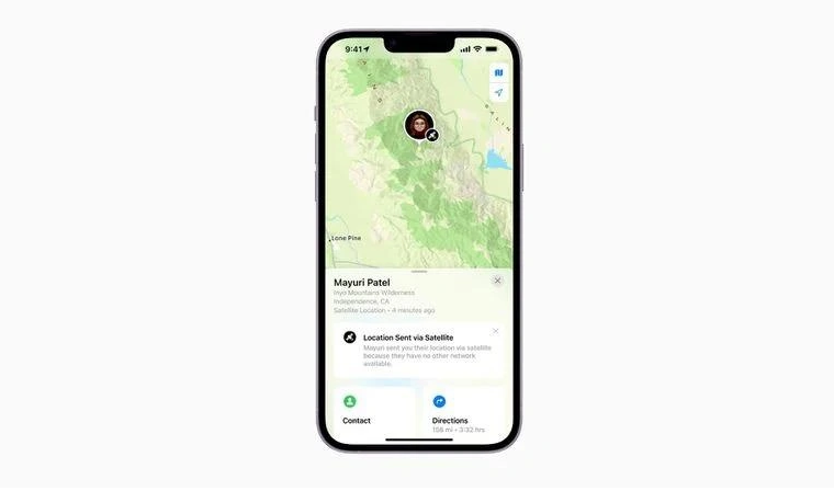 霍山苹果14维修分享iPhone14系列中 FindMy功能通过卫星分享位置方法教程 